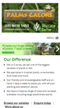 Mobile Screenshot of palmsgalore.com.au